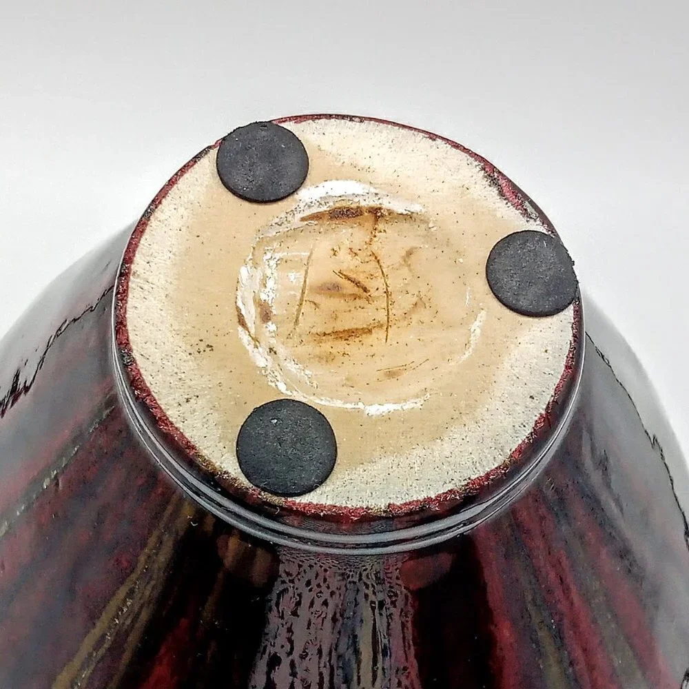 Brown Red Drip Glaze 11
